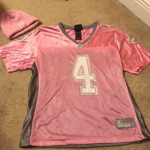 NFL NY JETS girls jersey and beanie